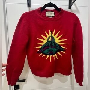 Gucci Intarsia Spaceship Jumper, S